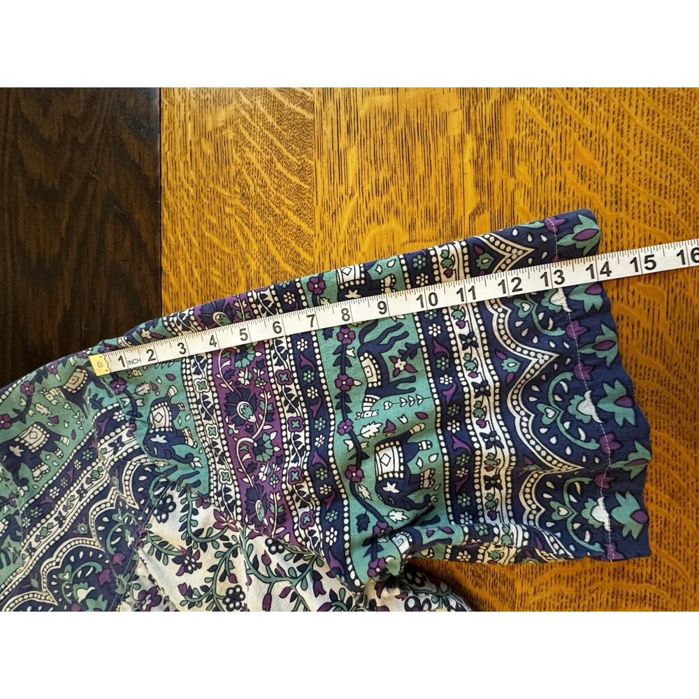 Vintage the vermont country store dress Cotton Muumuu boho prairie ~ Women Sz L - Picture 7 of 10